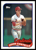 1989 Topps Baseball Card John Costello Rookie p St. Louis Cardinals #184