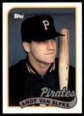 1989 Topps Baseball Card Andy Van Slyke Pittsburgh Pirates #350