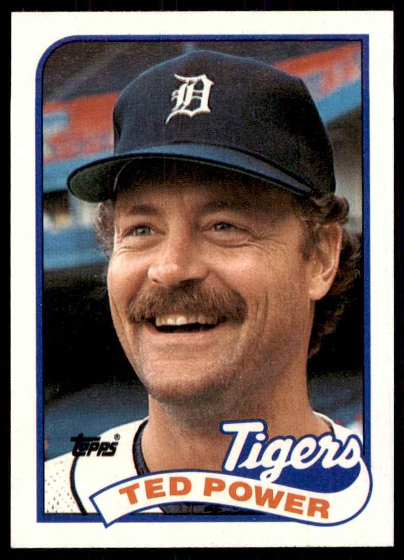 1989 Topps Baseball Card Ted Power Detroit Tigers #777