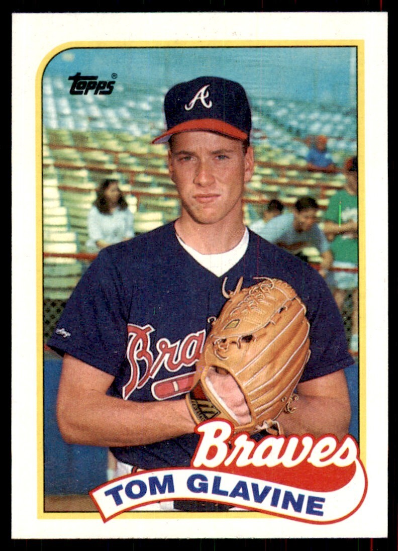 1989 Topps Baseball Card Tom Glavine Atlanta Braves #157