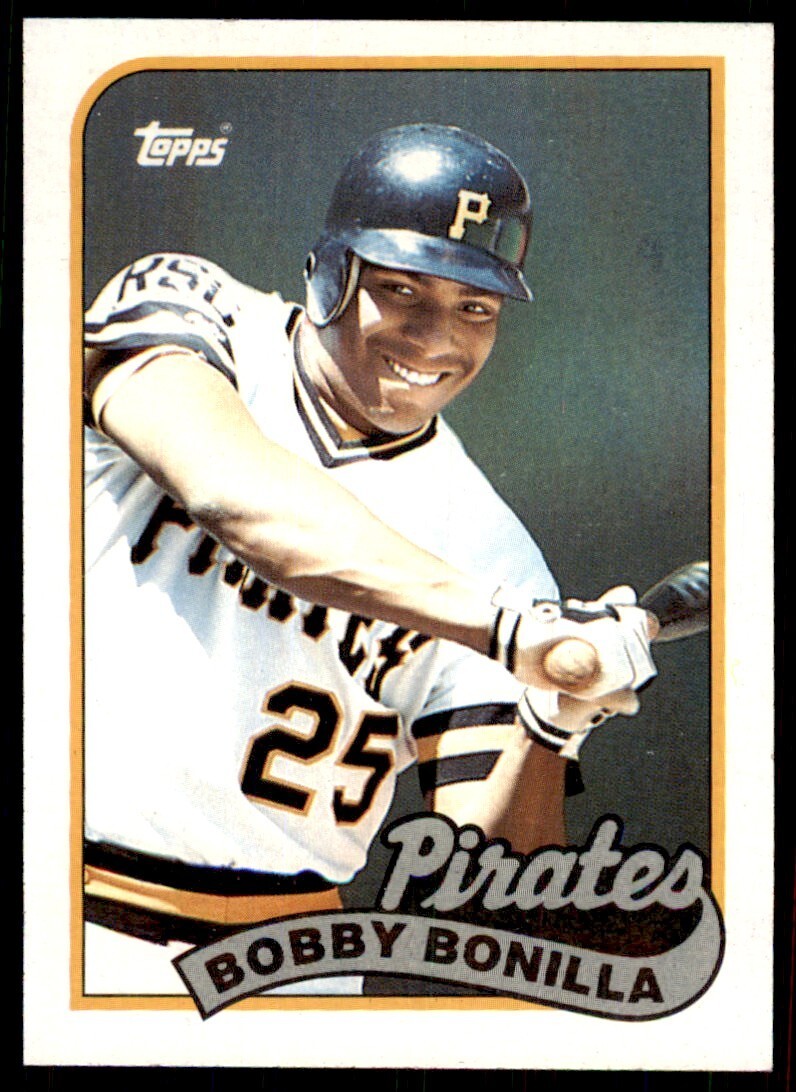 1989 Topps Baseball Card Bobby Bonilla 3b Pittsburgh Pirates #440