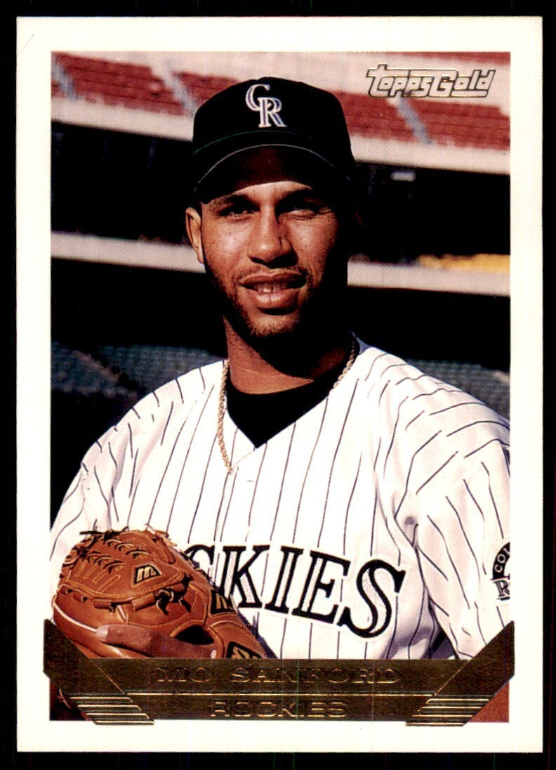 1993 Topps Gold Mo Sanford Colorado Rockies #634