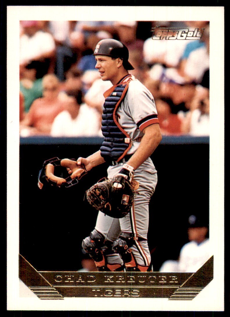 1993 Topps Gold Chad Kreuter Detroit Tigers #692