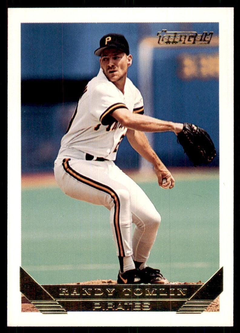 1993 Topps Gold Randy Tomlin Pittsburgh Pirates #416