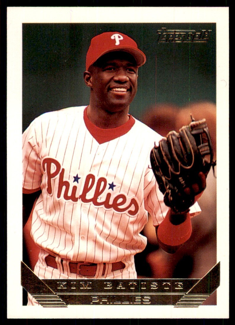 1993 Topps Gold Kim Batiste Philadelphia Phillies #679
