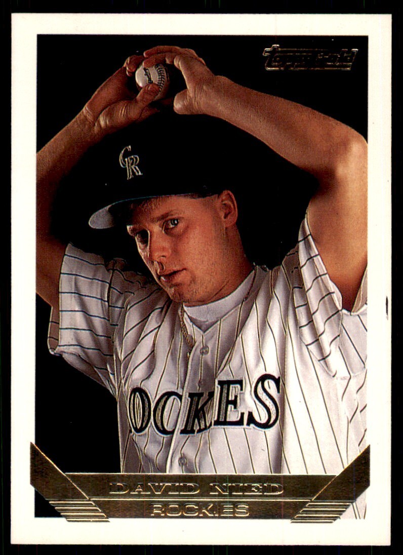1993 Topps Gold David Nied Colorado Rockies #444