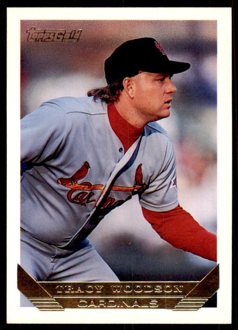 1993 Topps Gold Tracy Woodson St. Louis Cardinals #457