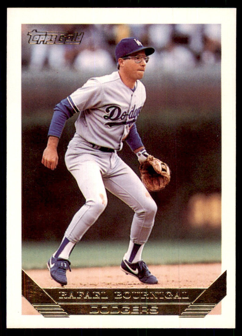 1993 Topps Gold Rafael Bournigal Los Angeles Dodgers #651