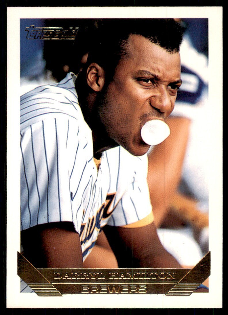 1993 Topps Gold Darryl Hamilton Milwaukee Brewers #556