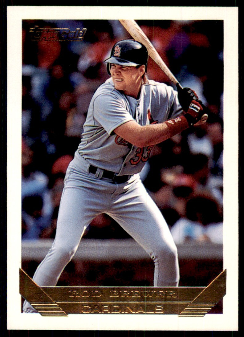 1993 Topps Gold Rod Brewer St. Louis Cardinals #566