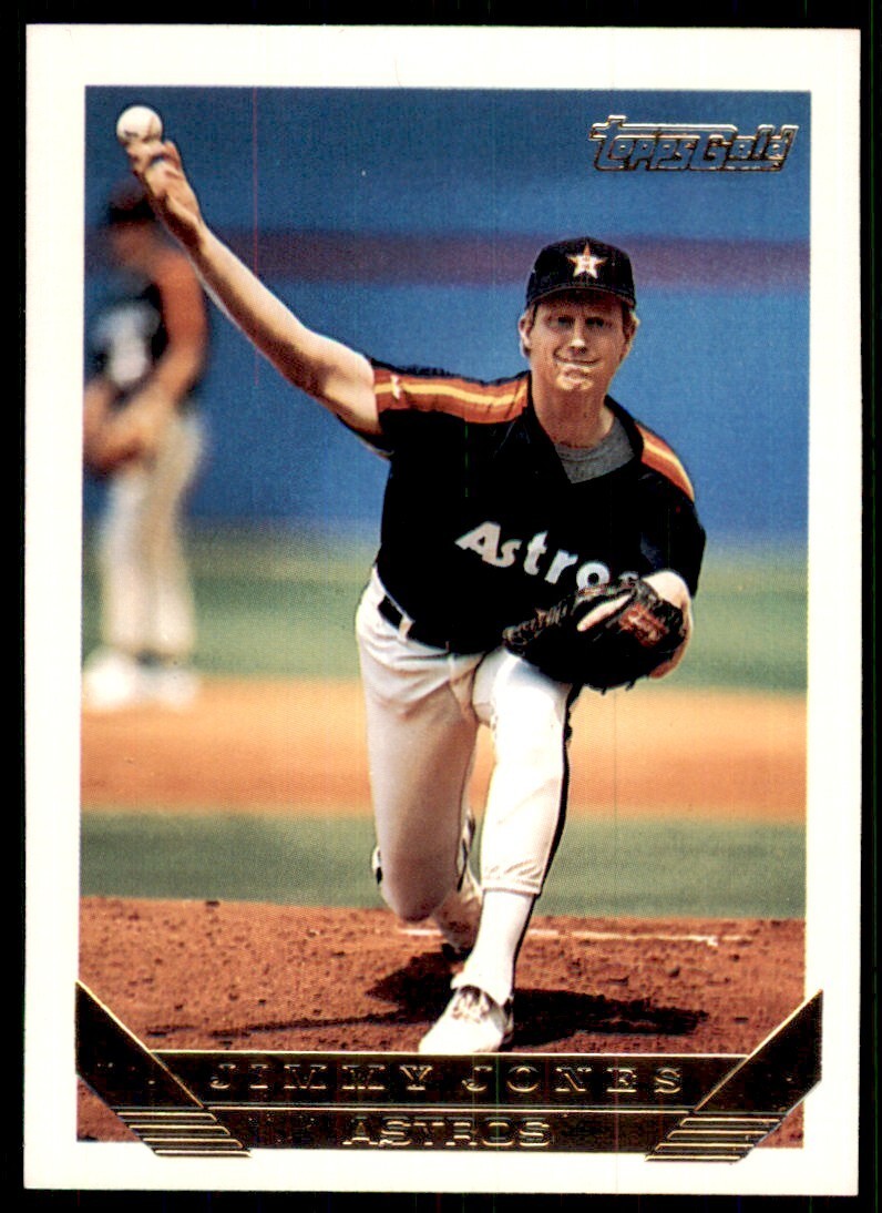 1993 Topps Gold Jimmy Jones Houston Astros #477