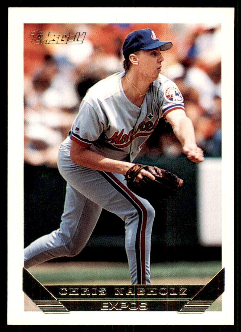 1993 Topps Gold Chris Nabholz Montreal Expos #278