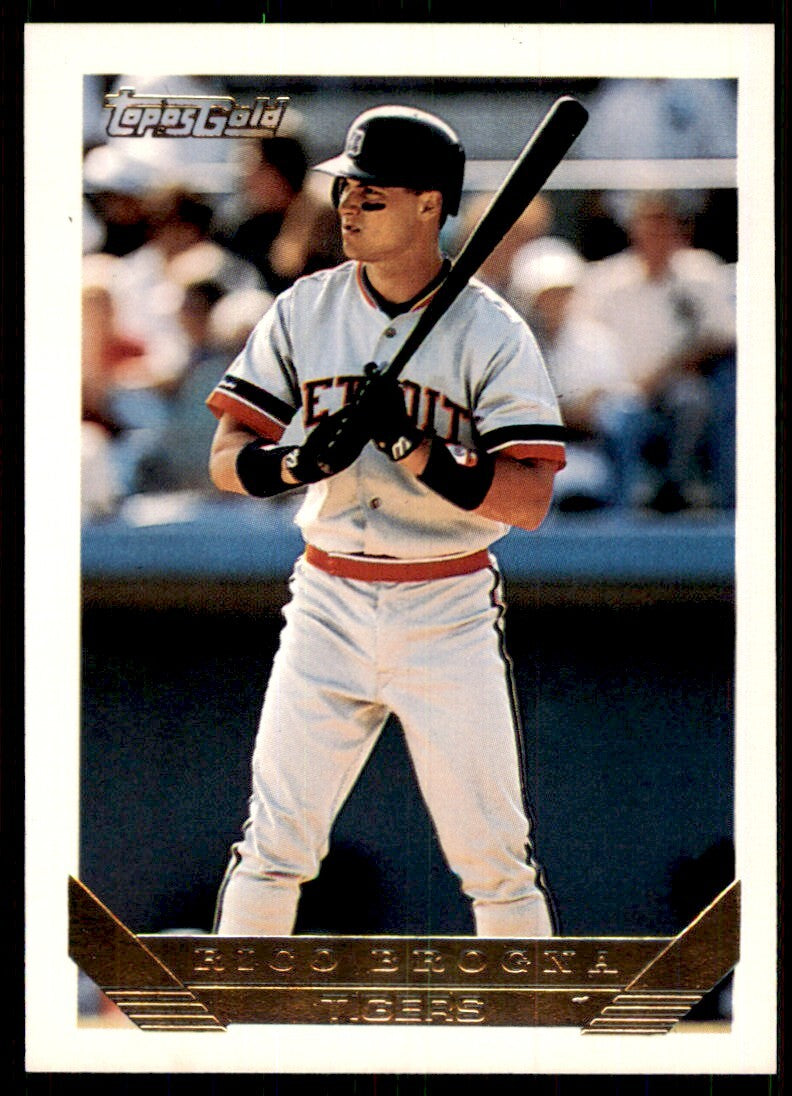 1993 Topps Gold Rico Brogna Detroit Tigers #598