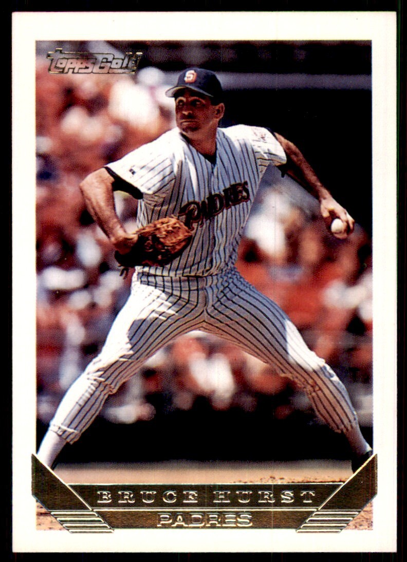 1993 Topps Gold Bruce Hurst . San Diego Padres #111