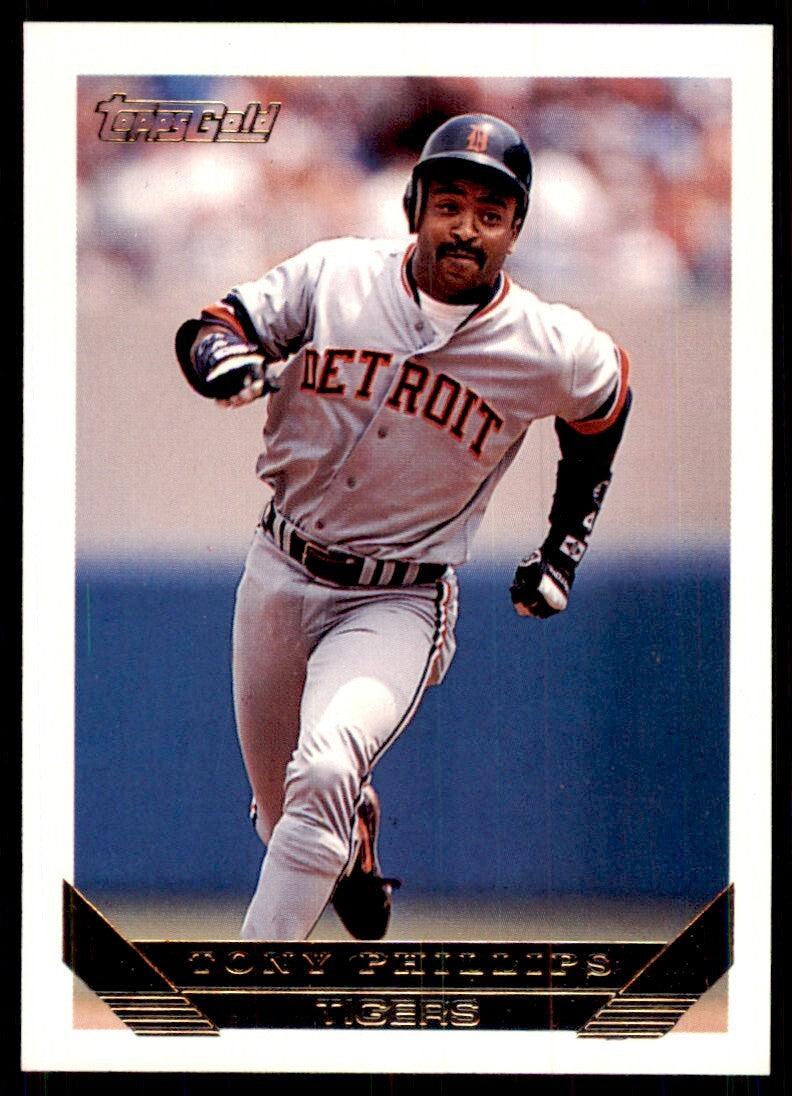 1993 Topps Gold Tony Phillips Detroit Tigers #189