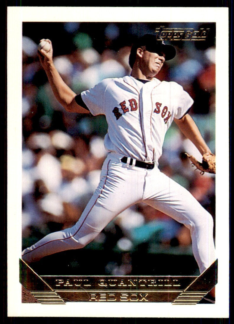 1993 Topps Gold Paul Quantrill Boston Red Sox #528