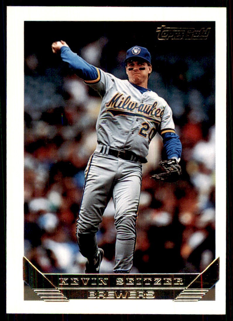 1993 Topps Gold Kevin Seitzer Milwaukee Brewers #44