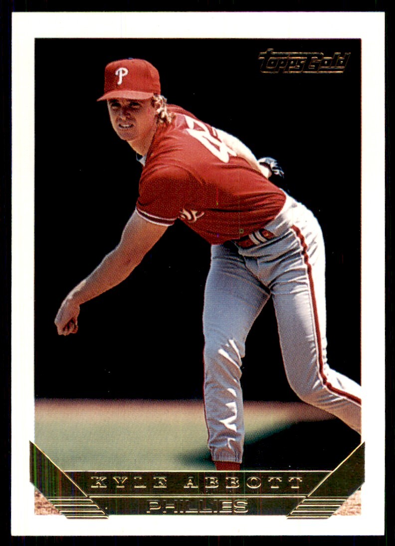 1993 Topps Gold Kyle Abbott p Philadelphia Phillies #317