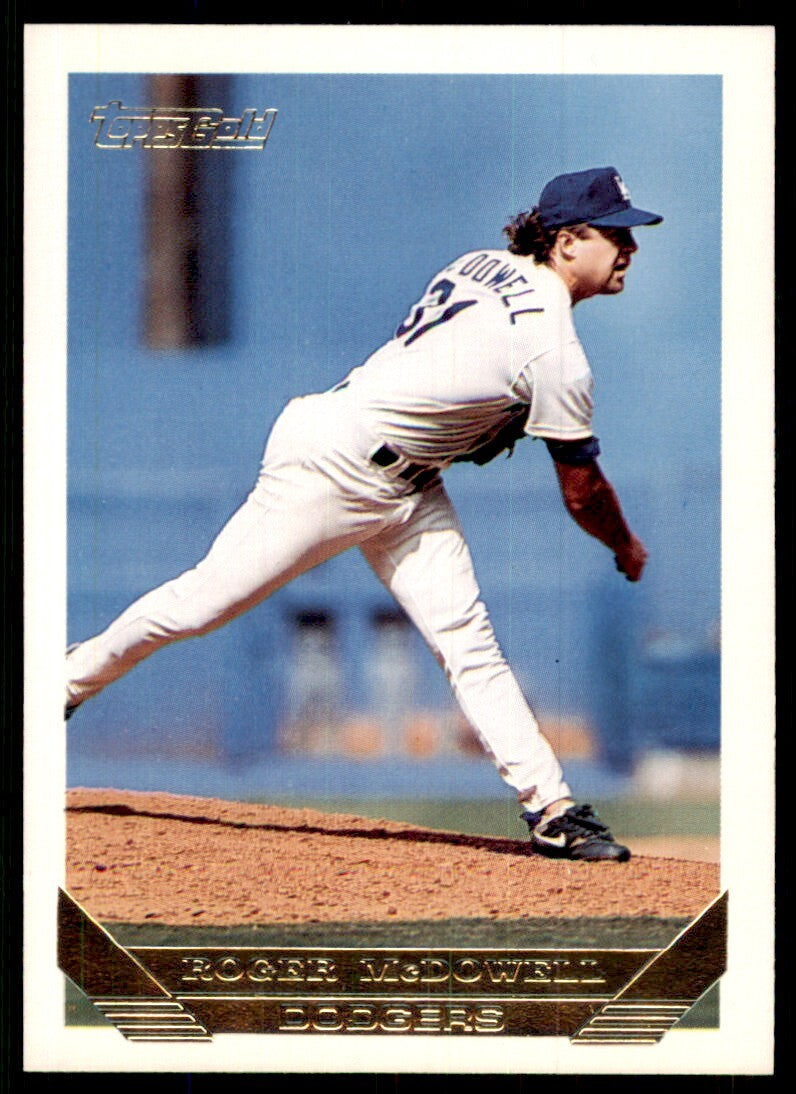 1993 Topps Gold Roger McDowell Los Angeles Dodgers #39