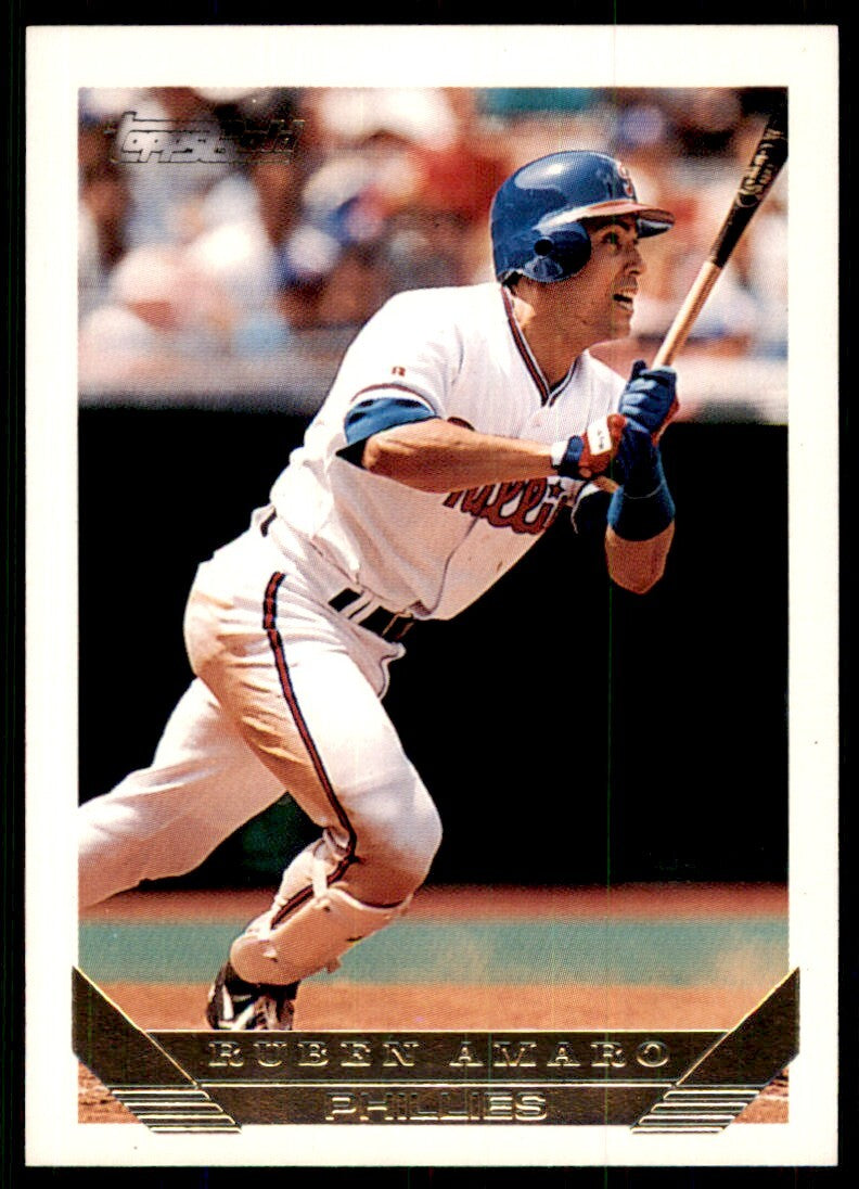 1993 Topps Gold Ruben Amaro Philadelphia Phillies #43