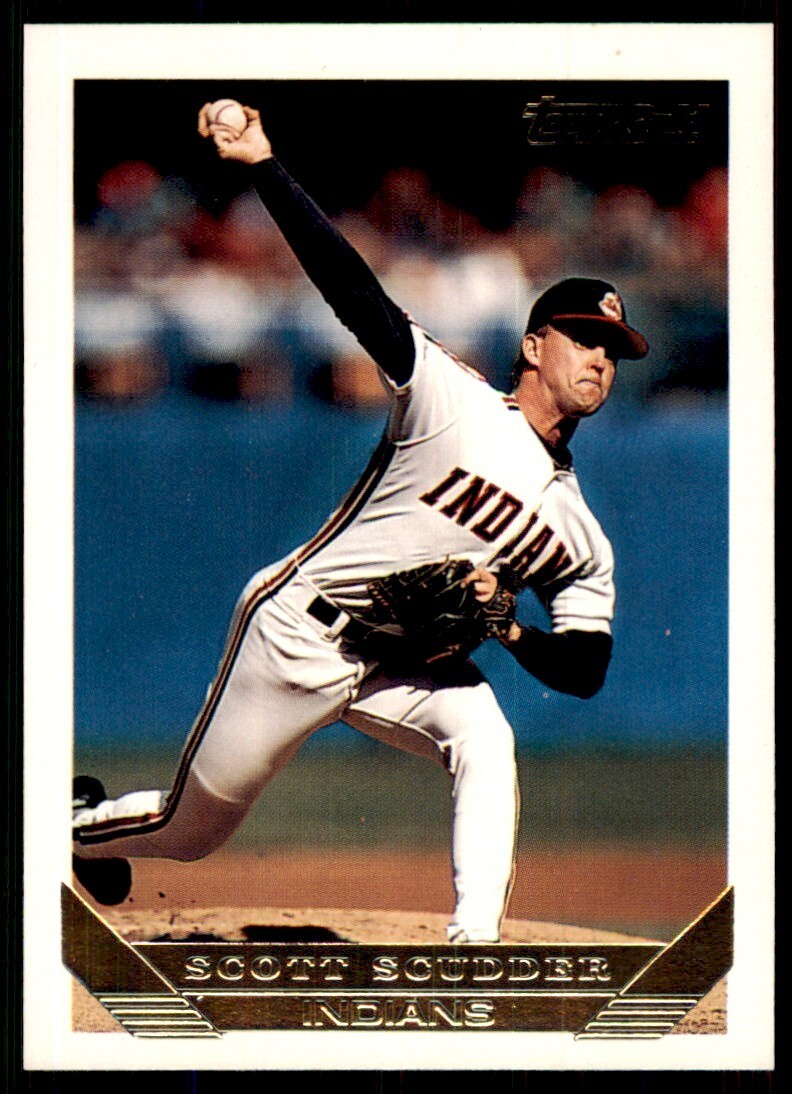 1993 Topps Gold Scott Scudder p Cleveland Indians #248