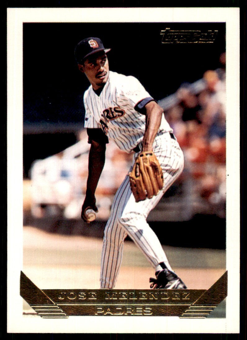 1993 Topps Gold Jose Melendez San Diego Padres #58