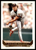 1993 Topps Gold Chuck Finley ball California Angels #605