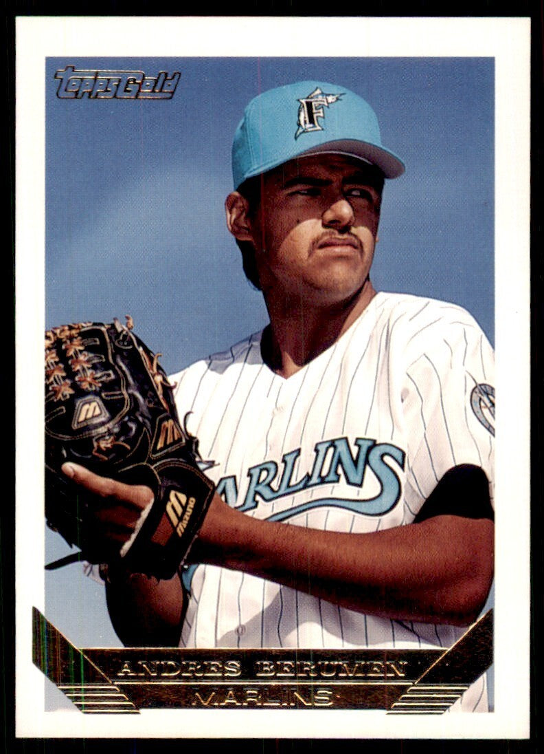 1993 Topps Gold Andres Berumen Rookie ball Florida Marlins #627
