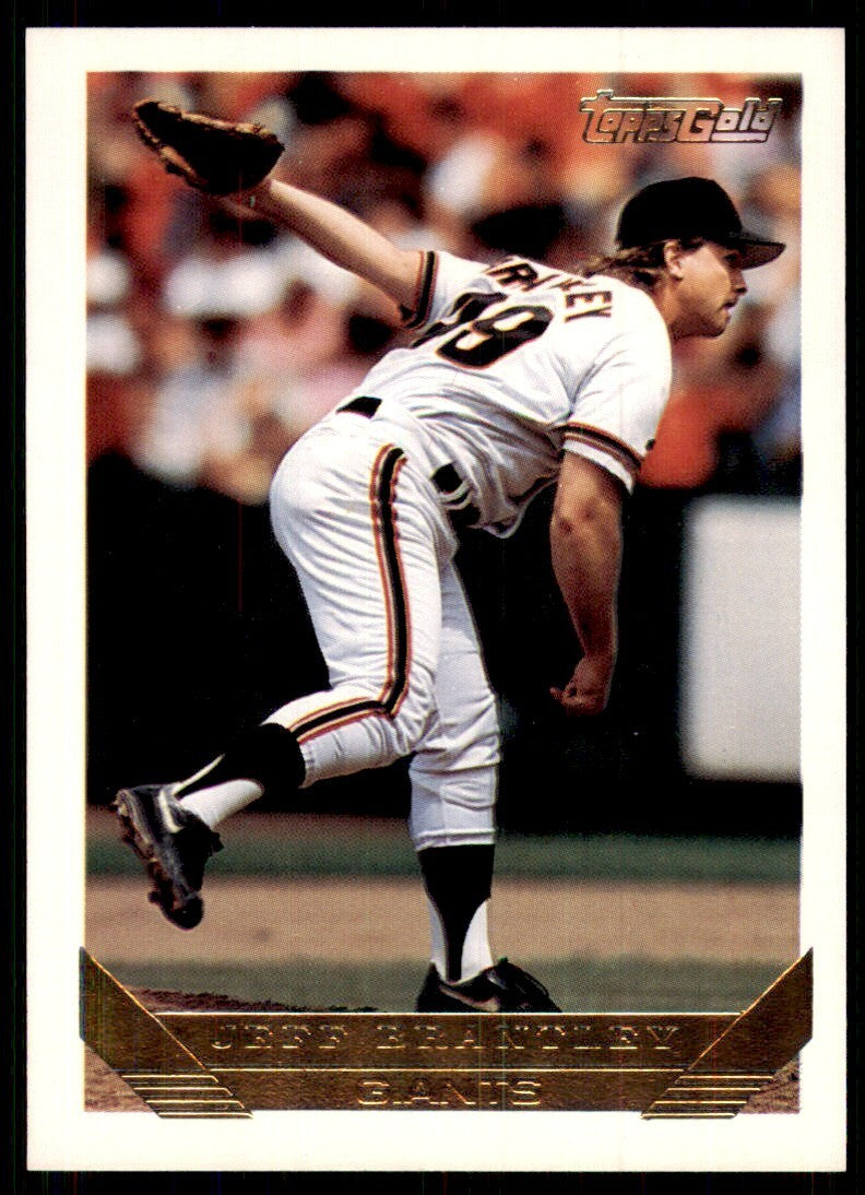1993 Topps Gold Jeff Brantley ball San Francisco Giants #631