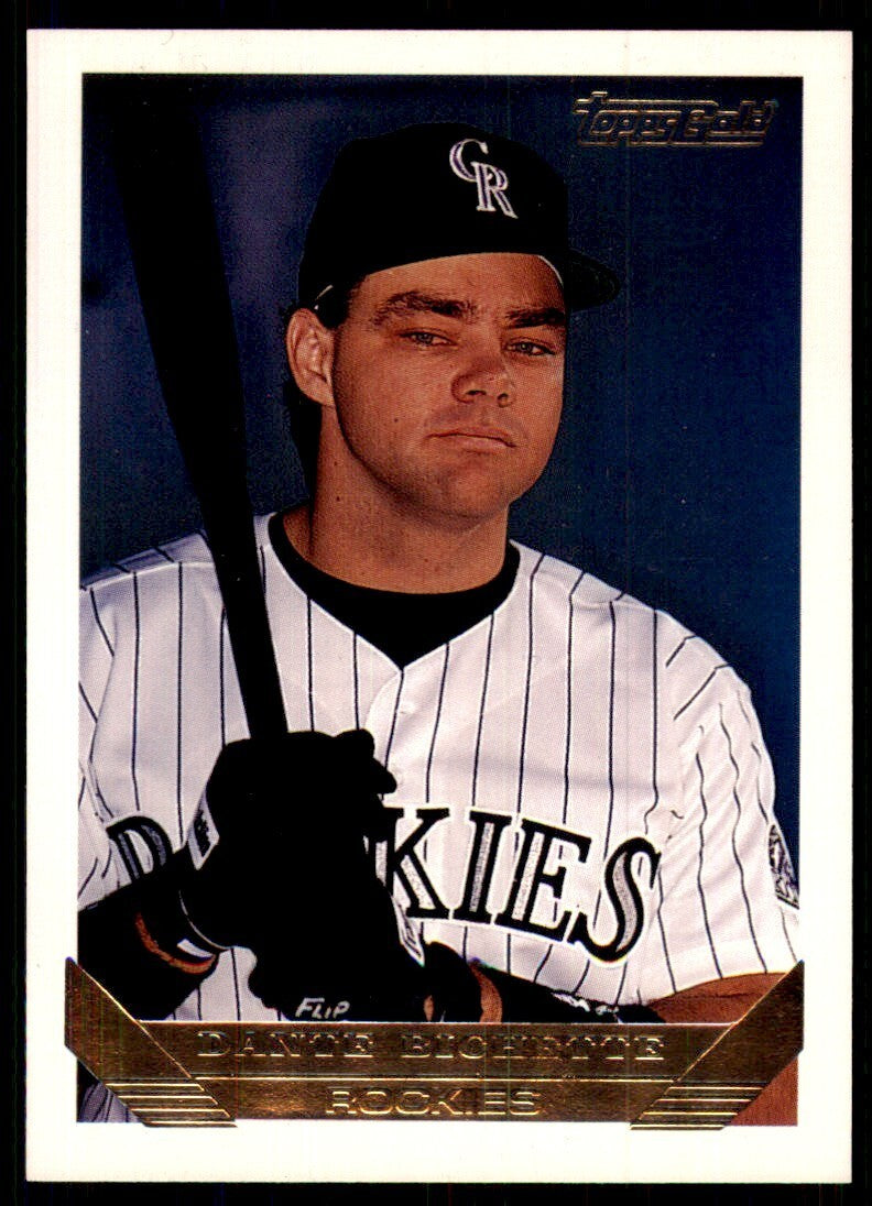 1993 Topps Gold Dante Bichette ball Colorado Rockies #644