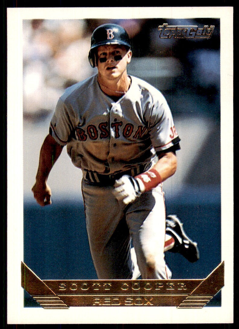 1993 Topps Gold Scott Cooper ball Boston Red Sox #655