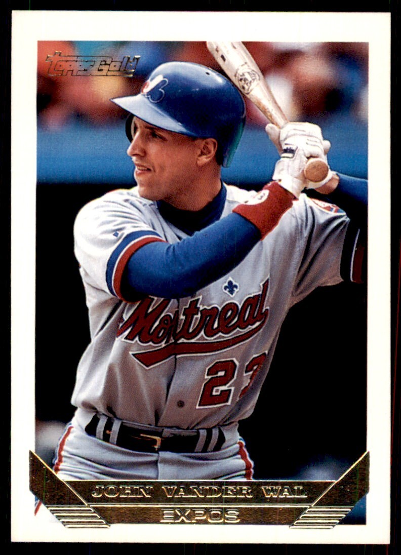 1993 Topps Gold John Vander Wal of Montreal Expos #69
