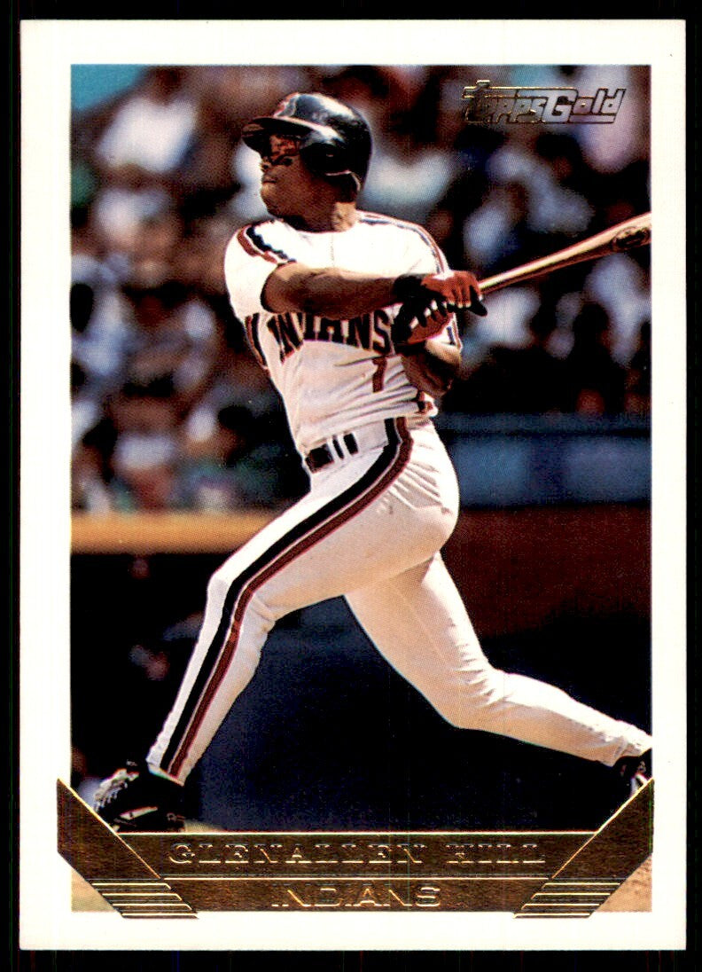 1993 Topps Gold Glenallen Hill of Cleveland Indians #666