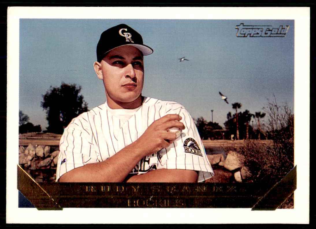 1993 Topps Gold Rudy Seanez p Colorado Rockies #676