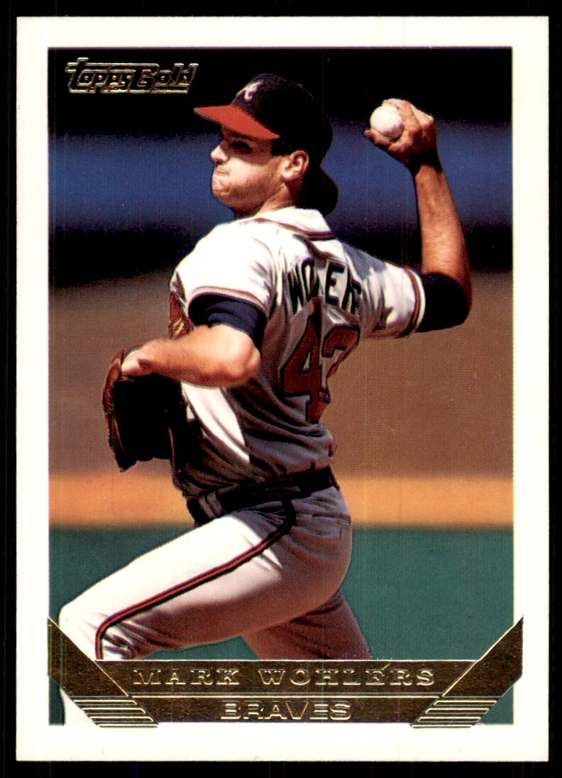 1993 Topps Gold Mark Wohlers Atlanta Braves #8