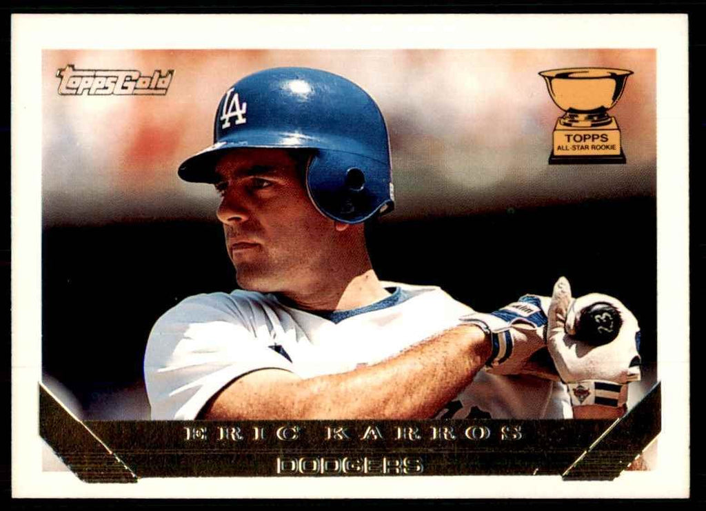 1993 Topps Gold Eric Karros/Tom Goodwin Gold Cup Los Angeles Dodgers #11