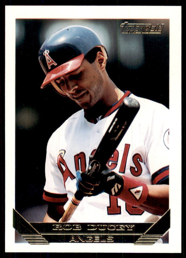 1993 Topps Gold Rob Ducey California Angels #293