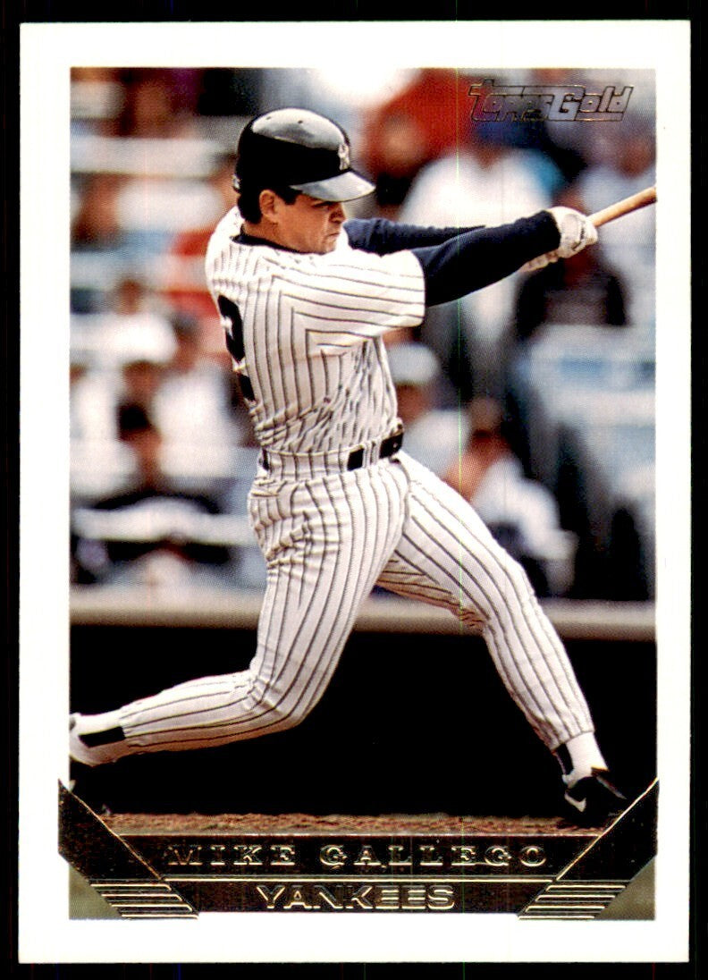 1993 Topps Gold Mike Gallego New York Yankees #287