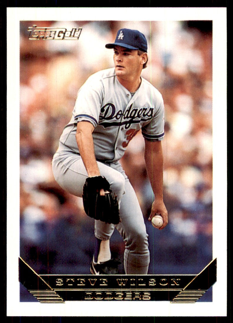 1993 Topps Gold Steve Wilson p Los Angeles Dodgers #133