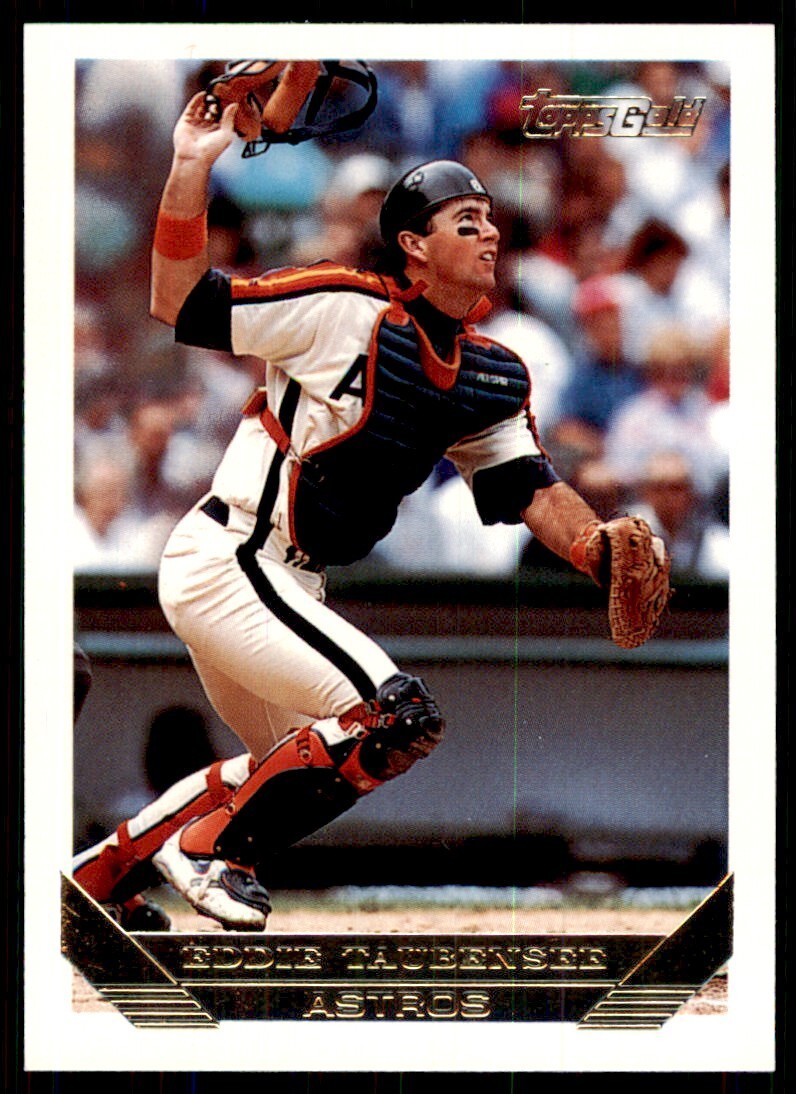 1993 Topps Gold Eddie Taubensee // Houston Astros #117
