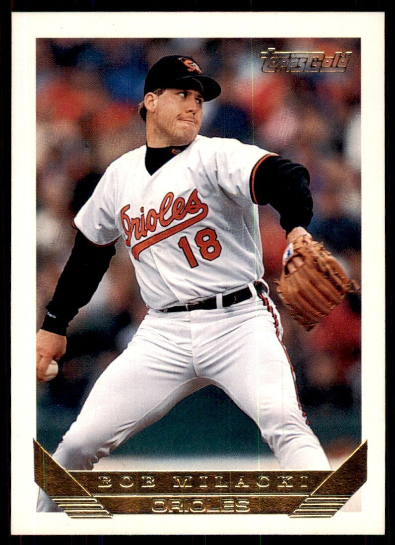 1993 Topps Gold Bob Milacki Baltimore Orioles #192