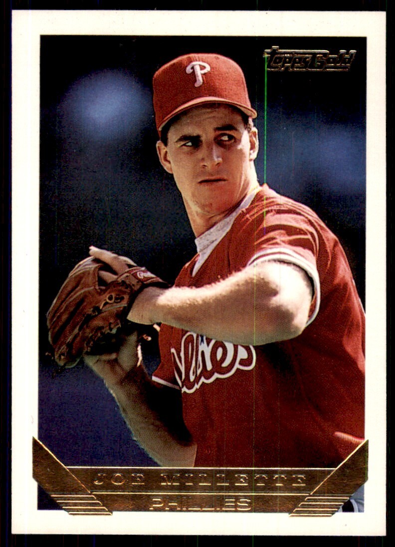 1993 Topps Gold Joe Millette Philadelphia Phillies #531