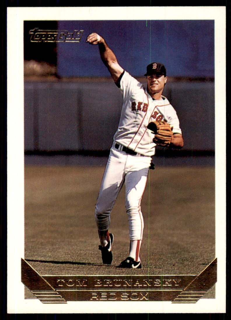 1993 Topps Gold Tom Brunansky . Boston Red Sox #532