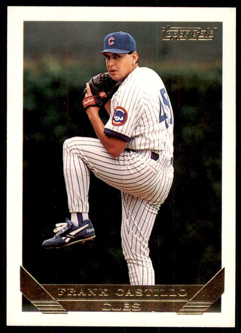 1993 Topps Gold Frank Castillo Chicago Cubs #533