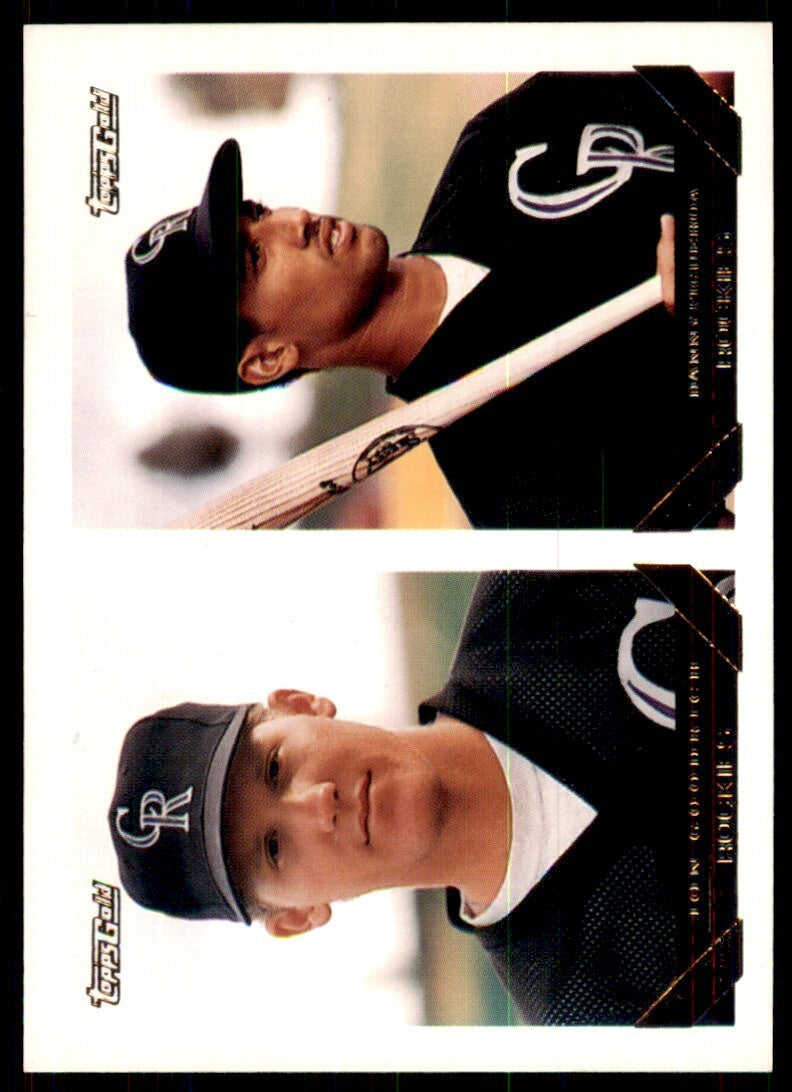1993 Topps Gold Jon Goodrich/Danny Figueroa Colorado Rockies #704
