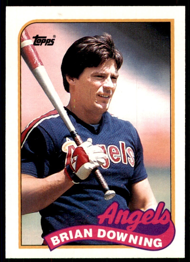 1989 Topps Brian Downing A Baseball Cards #17