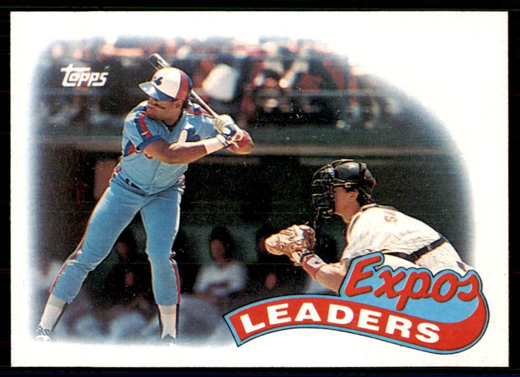1989 Topps Montreal Expos Leaders Baseball Cards #81