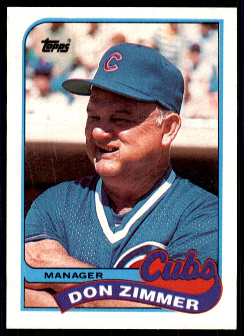 1989 Topps Don Zimmer A Baseball Cards #134