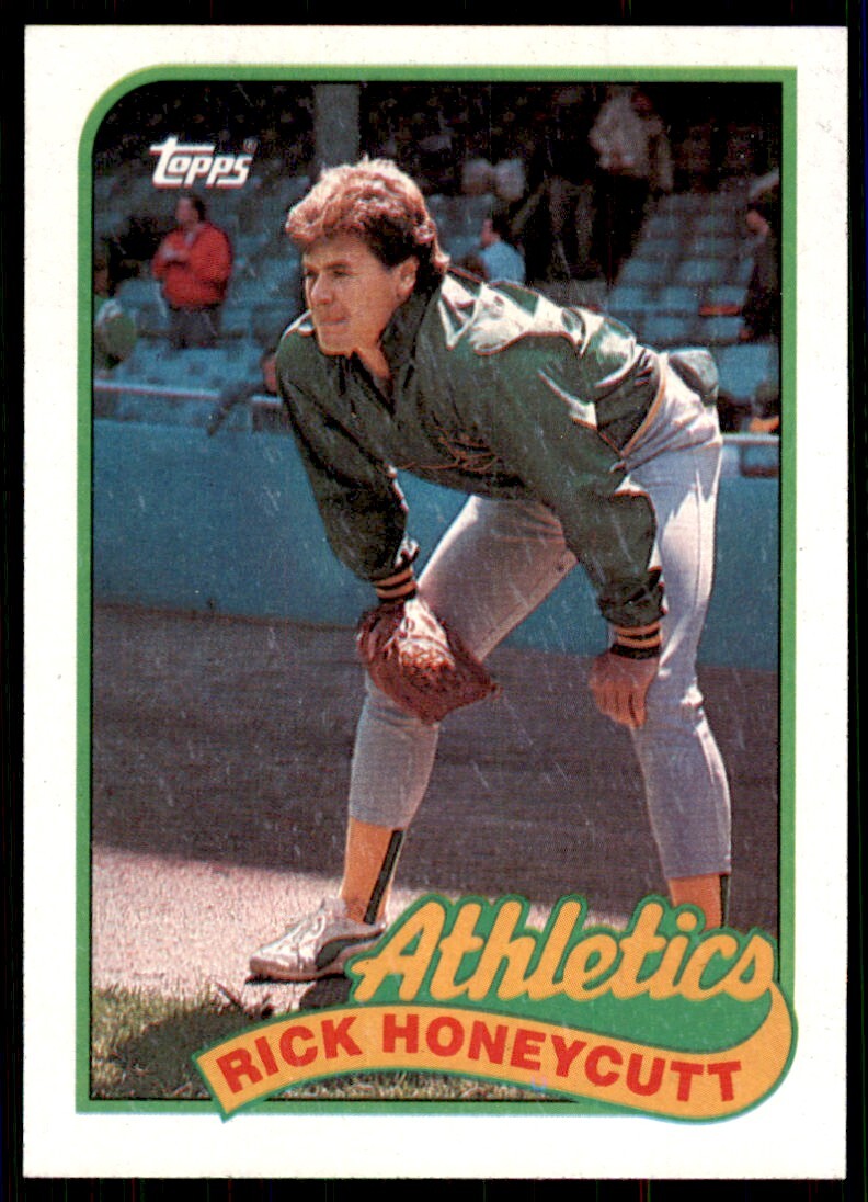 1989 Topps Rick Honeycutt A Baseball Cards #328