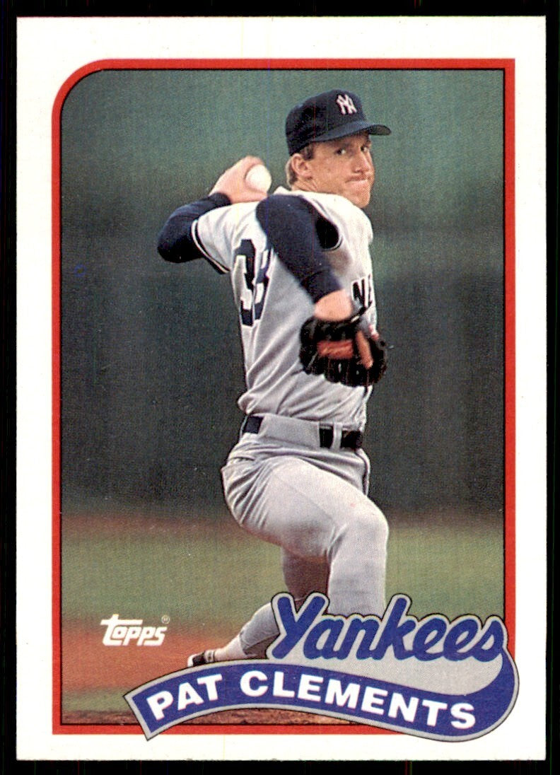 1989 Topps Pat Clements Baseball Cards #159